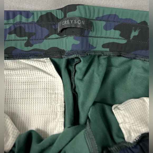 Greyson Sequoia Pants Joggers Blaclwatch Camoscape XL Green Nylon Cotton Spandex - Picture 6 of 9